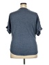 Max Studio Blue Short Sleeve T-Shirt Size 2X - photo 2