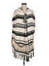 Moth 100% Cotton Tan Poncho Size Med - Lg - photo 1