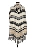 Moth 100% Cotton Tan Poncho Size Med - Lg - photo 2