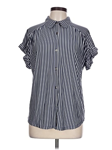 Jones New York Signature Short Sleeve Blouse (view 1)