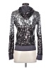 Boston Proper 100% Nylon Metallic Silver Jacket Size XS - photo 2