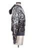 Boston Proper 100% Nylon Metallic Silver Jacket Size XS - photo 4