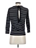 Vince. 100% Cashmere Stripes Black Cashmere Pullover Sweater Size S - photo 2