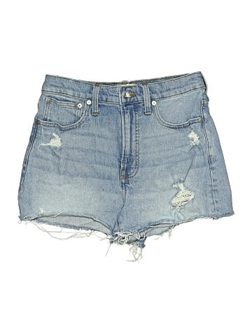 Madewell The Perfect Jean Short in Fiore Wash: Destroyed Edition (view 1)
