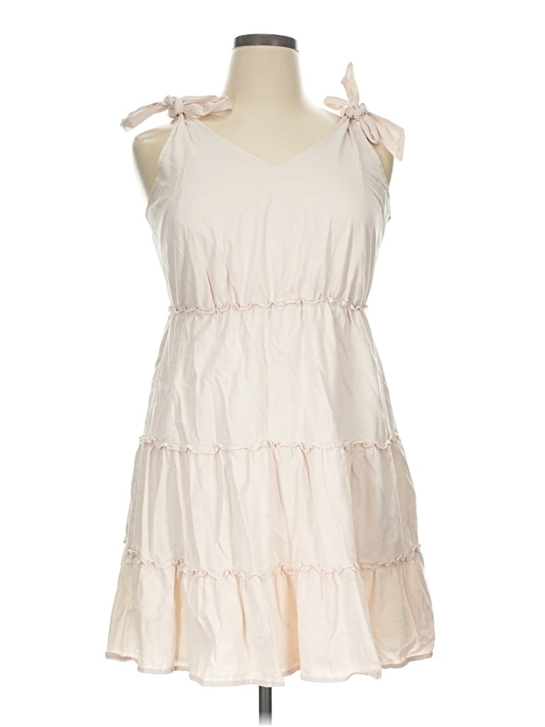 Pre-owned Zesica Casual Dress In Ivory