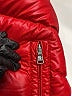 Moncler 100% Nylon Red Maya Hooded Jacket Size 6 - photo 4