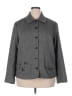 Liz Claiborne 100% Polyester Tweed Gray Jacket Size 18 - photo 1