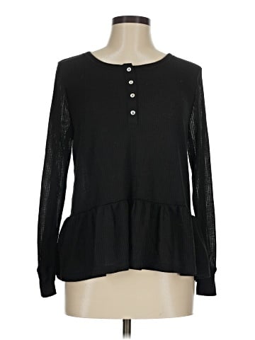Alya Long Sleeve Henley (view 1)