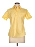 Foxcroft Yellow Short Sleeve Blouse Size 12 - photo 1