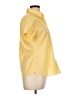 Foxcroft Yellow Short Sleeve Blouse Size 12 - photo 4