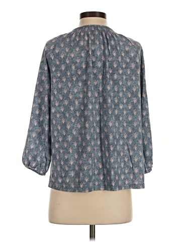 L.L.Bean 3/4 Sleeve Blouse (view 2)
