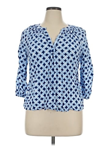 Crown & Ivy 3/4 Sleeve Blouse (view 1)
