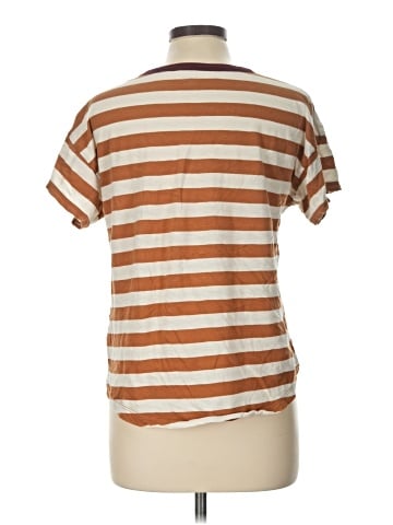 Madewell Whisper Cotton Rib-Crewneck Ringer Tee (view 2)