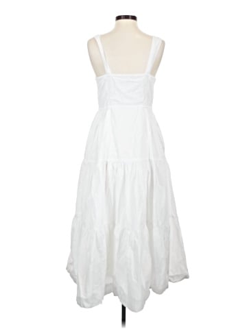 Madewell Button-Front Tiered Midi Dress (view 2)