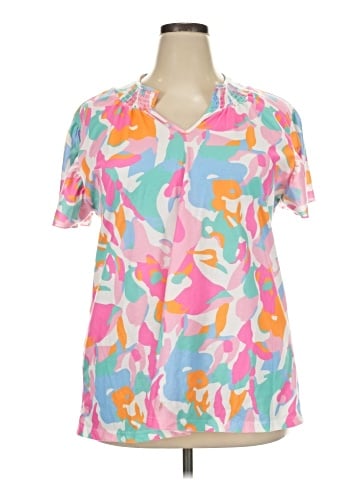Altar'd State Short Sleeve Blouse (view 1)