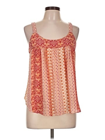 Rose + Olive Sleeveless Blouse (view 1)