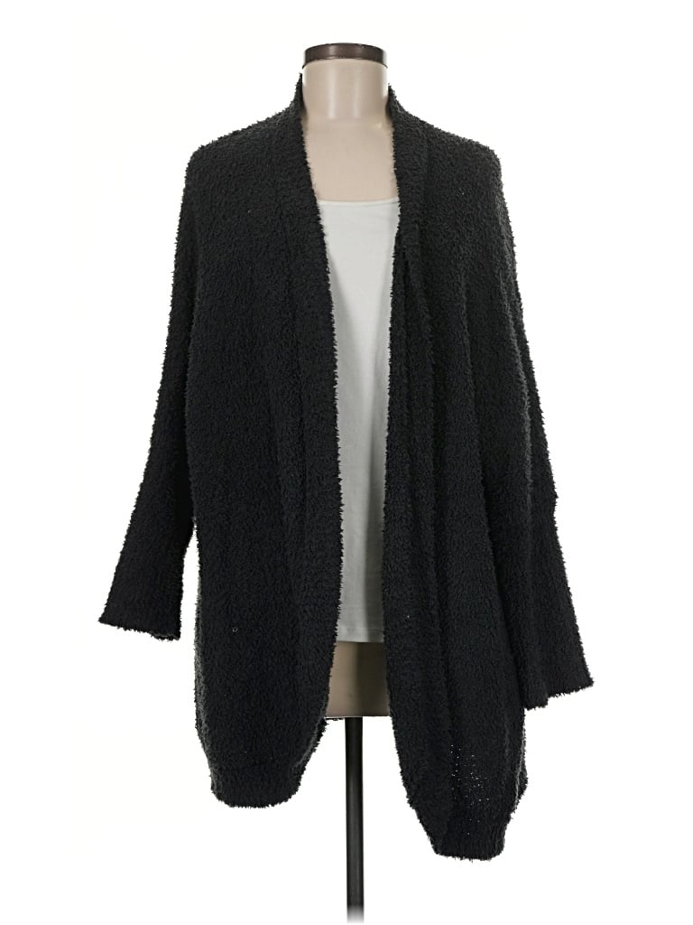 Pre-owned Mud Pie Cardigan Sweater In Black