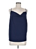 Naked Zebra Blue Sleeveless Blouse Size M - photo 1