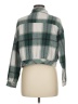 Unbranded 100% Polyester Plaid Green Jacket Size M - photo 2