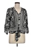 Ruby Rd. 100% Rayon Black 3/4 Sleeve Blouse Size M (petite) - photo 1