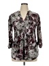 Cocomo Floral Gray 3/4 Sleeve Blouse Size 1X - photo 1