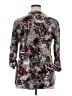 Cocomo Floral Gray 3/4 Sleeve Blouse Size 1X - photo 2