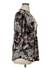 Cocomo Floral Gray 3/4 Sleeve Blouse Size 1X - photo 4