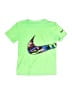 Nike 100% Polyester Green Short Sleeve T-Shirt Size 4T - photo 1