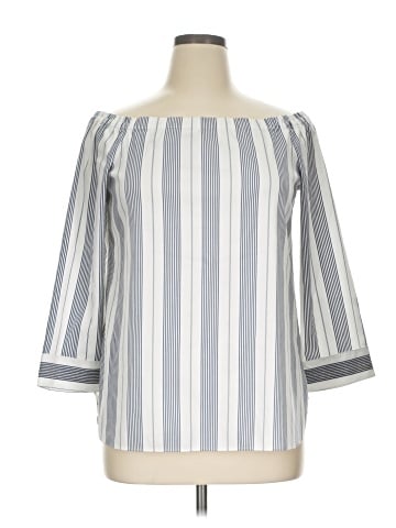 Lafayette 148 New York 3/4 Sleeve Blouse (view 1)