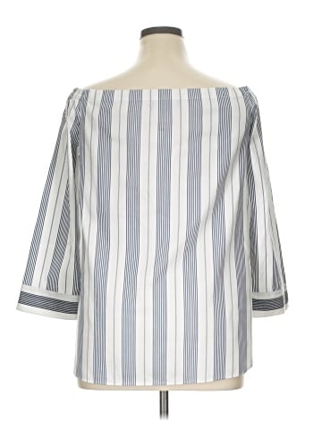 Lafayette 148 New York 3/4 Sleeve Blouse (view 2)