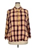 Cato 100% Rayon Plaid Brown 3/4 Sleeve Blouse Size 18 - photo 1