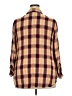 Cato 100% Rayon Plaid Brown 3/4 Sleeve Blouse Size 18 - photo 2