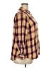 Cato 100% Rayon Plaid Brown 3/4 Sleeve Blouse Size 18 - photo 4