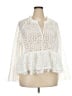 Cato 100% Polyester Ivory 3/4 Sleeve Blouse Size 22 - photo 1