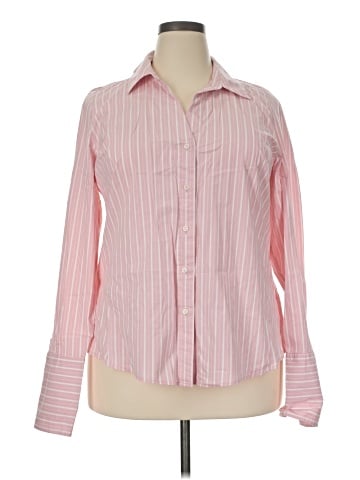 Lane Bryant Long Sleeve Button-Down Shirt (view 1)