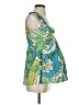 Olian Green Sleeveless Blouse Size XS - photo 4