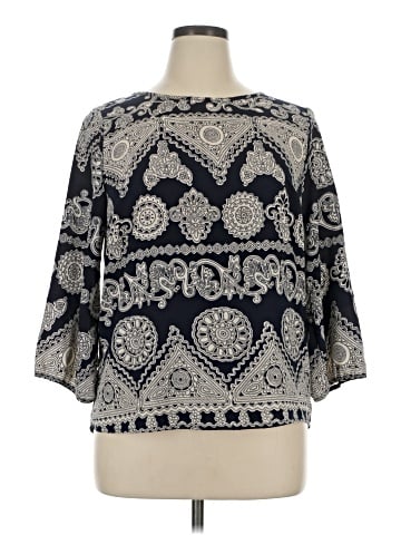 Renee C. 3/4 Sleeve Blouse (view 1)