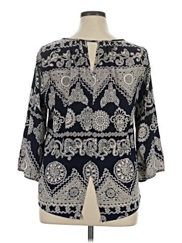 Renee C. 3/4 Sleeve Blouse (view 2)