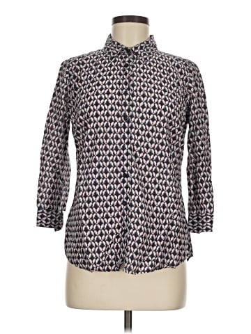 JCPenney 3/4 Sleeve Button-Down Shirt (view 1)