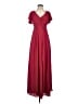 DB Studio Red Burgundy Cocktail Dress Size 0 - photo 1