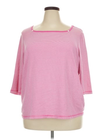 New York & Company 3/4 Sleeve T-Shirt (view 1)