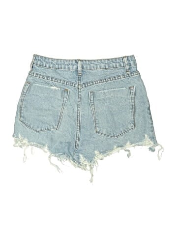 Signature 8 Denim Shorts (view 2)