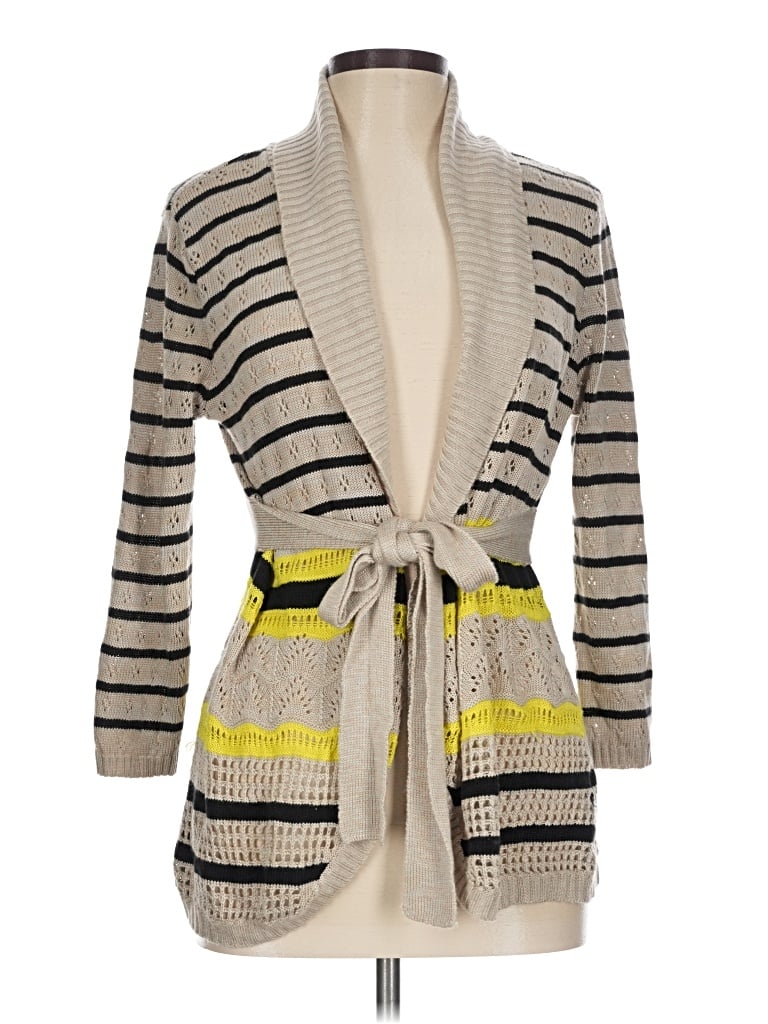 Pre-owned The Limited Cardigan Sweater In Yellow