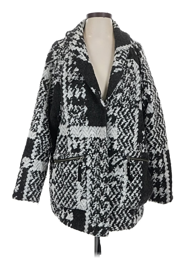 Pre-owned Prana Coat In Gray