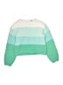 The Children's Place Color Block Green Pullover Sweater Size 14 - photo 1