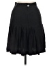 K.I.K.I.T 100% Silk Solid Black Silk Skirt Size 8 - photo 2
