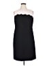Nine West Chevron-herringbone Black Cocktail Dress Size 14 - photo 1