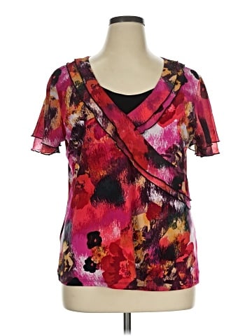 Notations Short Sleeve Blouse (view 1)
