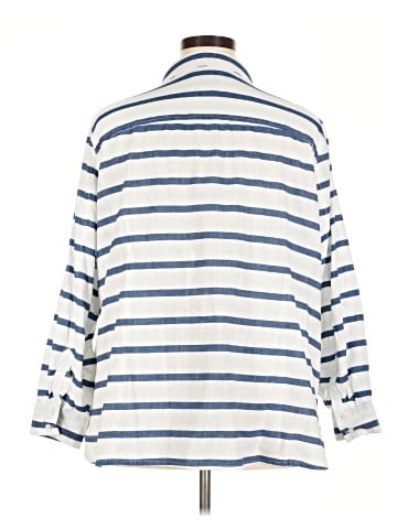 Tommy Hilfiger 3/4 Sleeve Button-Down Shirt (view 2)