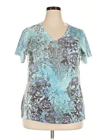 Appropriate Behavior Short Sleeve Blouse (view 1)